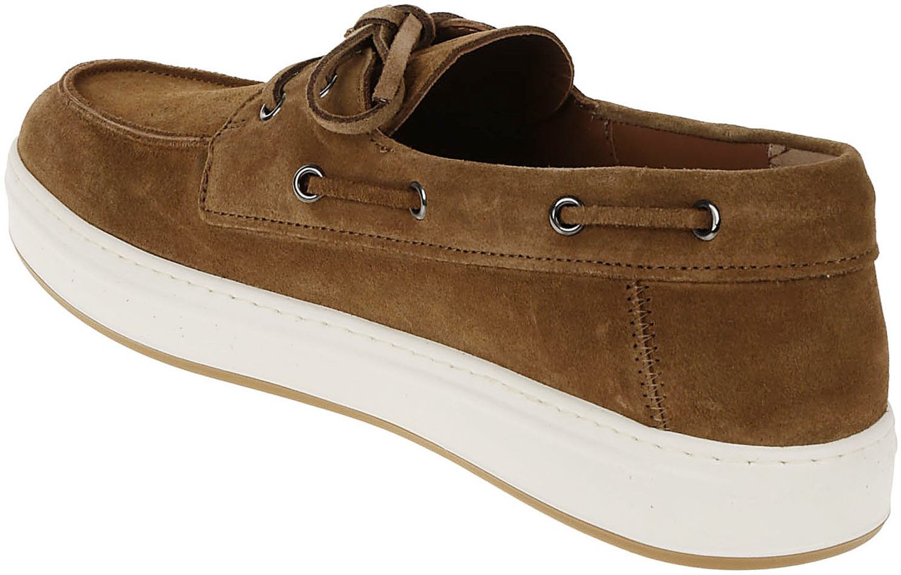 HOGAN Flat Shoes Q Tabacco Beige