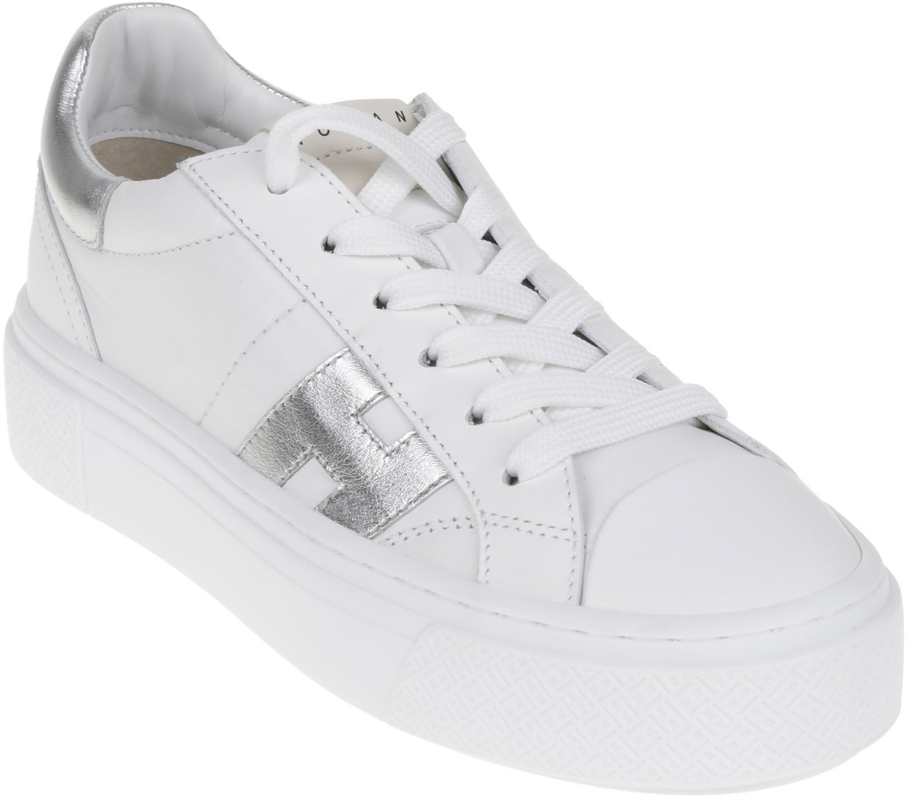 HOGAN Flat Shoes V Bianca Wit