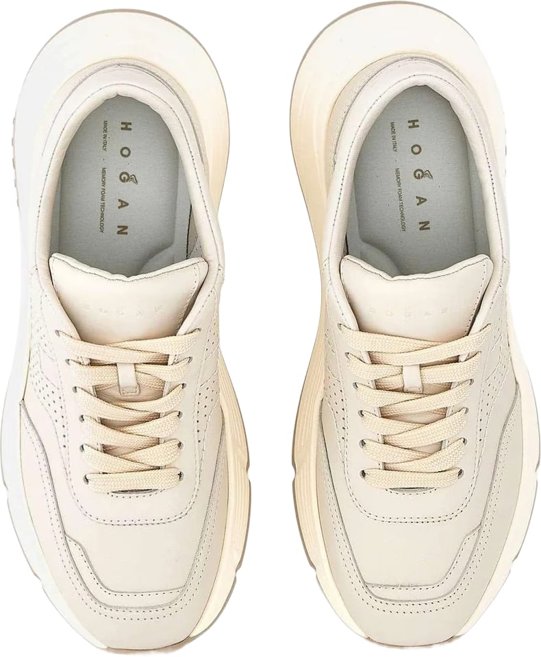 HOGAN Flat Shoes Yogurt Wit