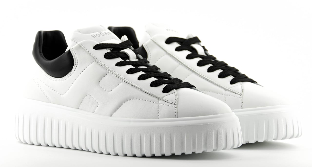HOGAN H-stripes White Leather Wit