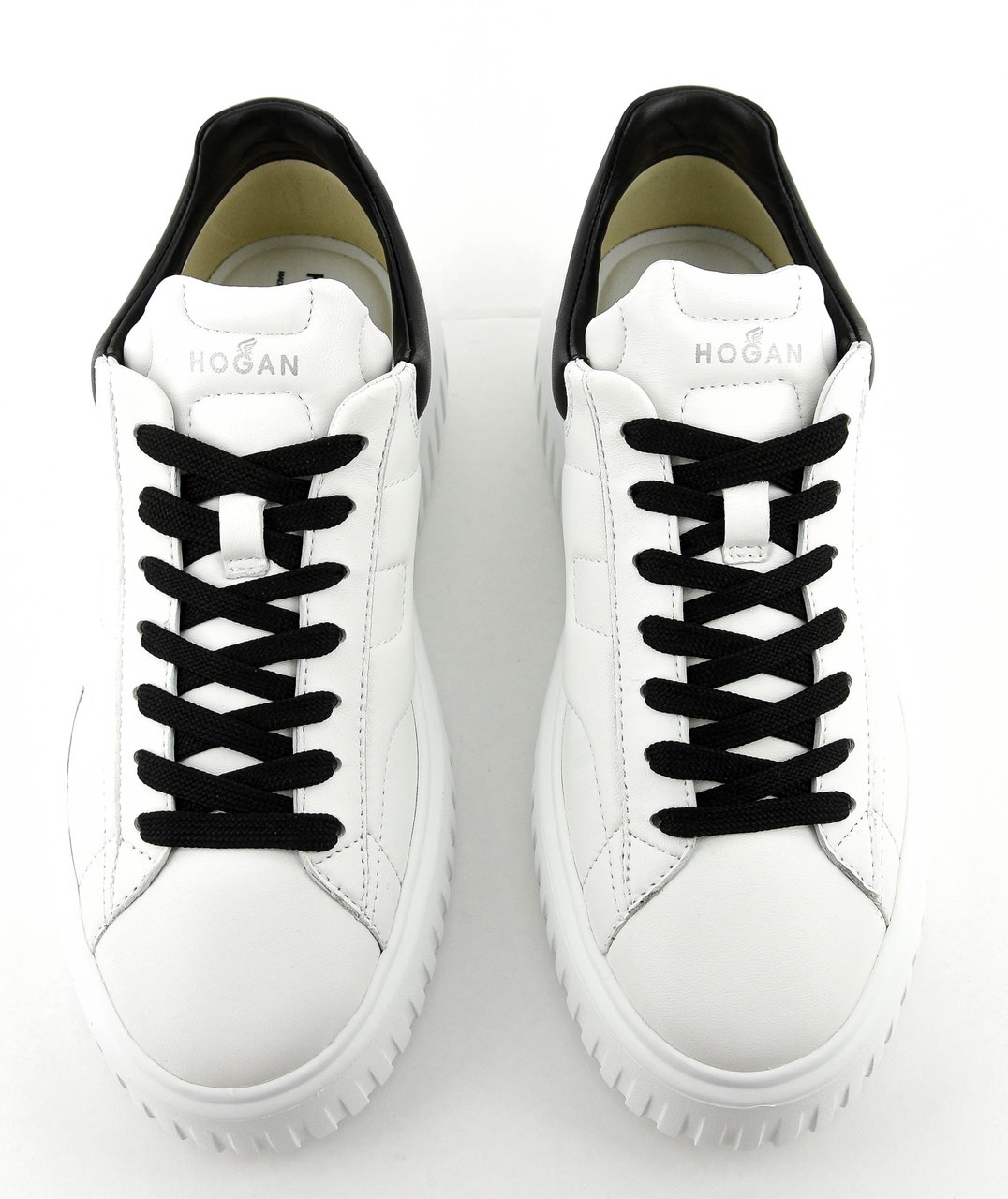 HOGAN H-stripes White Leather Wit