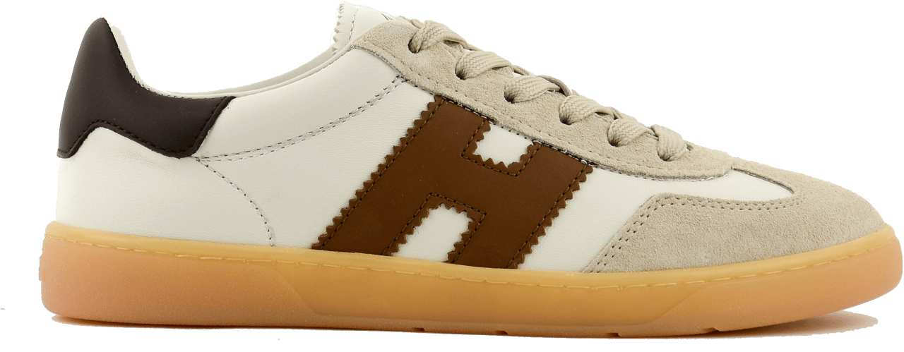 HOGAN Cool Sneaker White Brown Wit