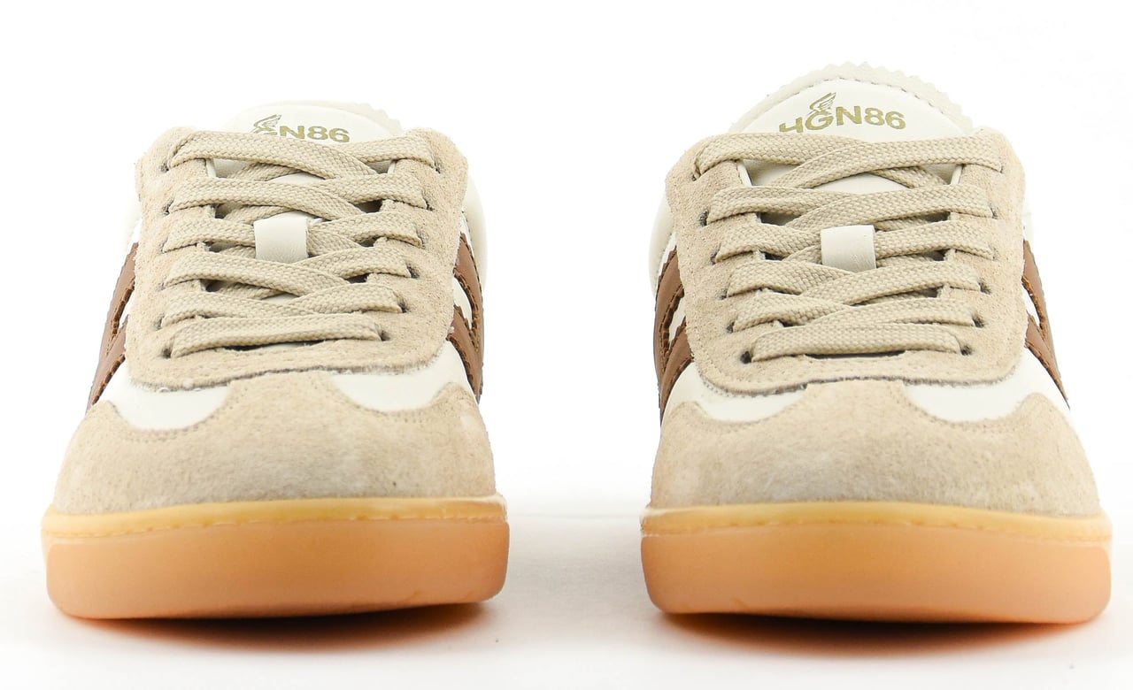 HOGAN Cool Sneaker White Brown Wit