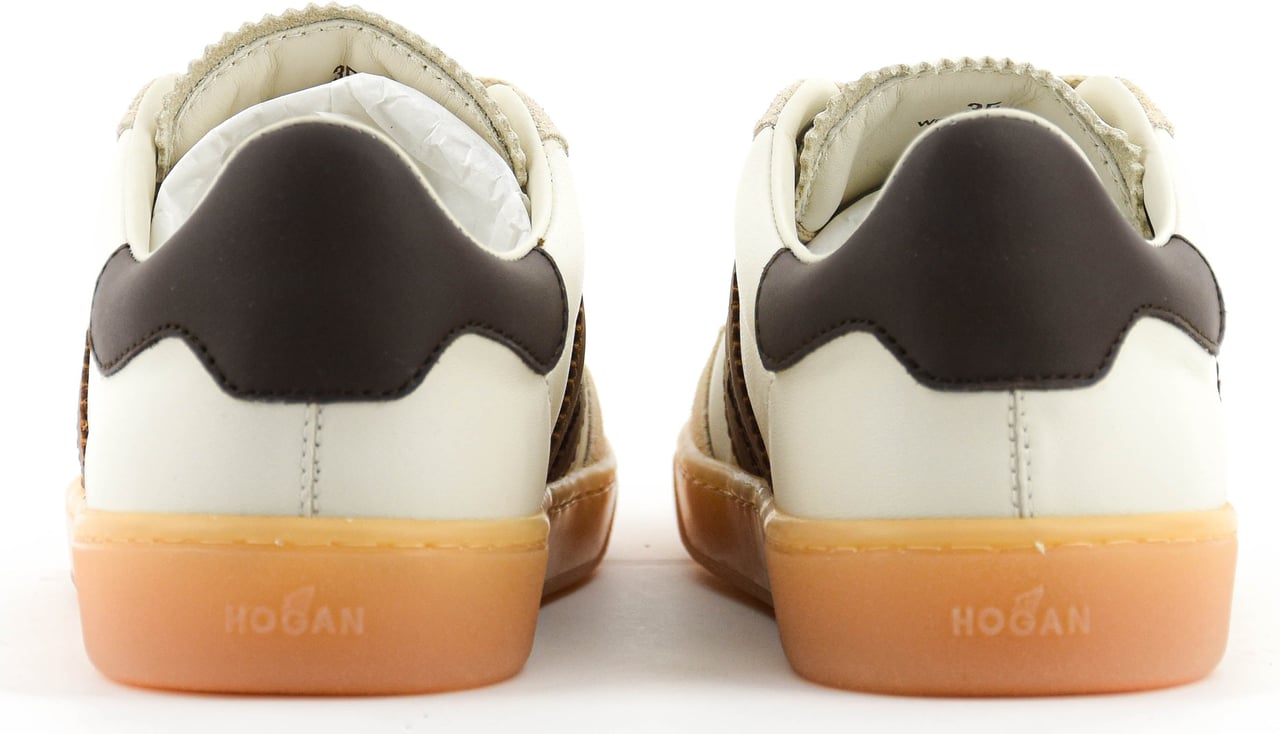 HOGAN Cool Sneaker White Brown Wit