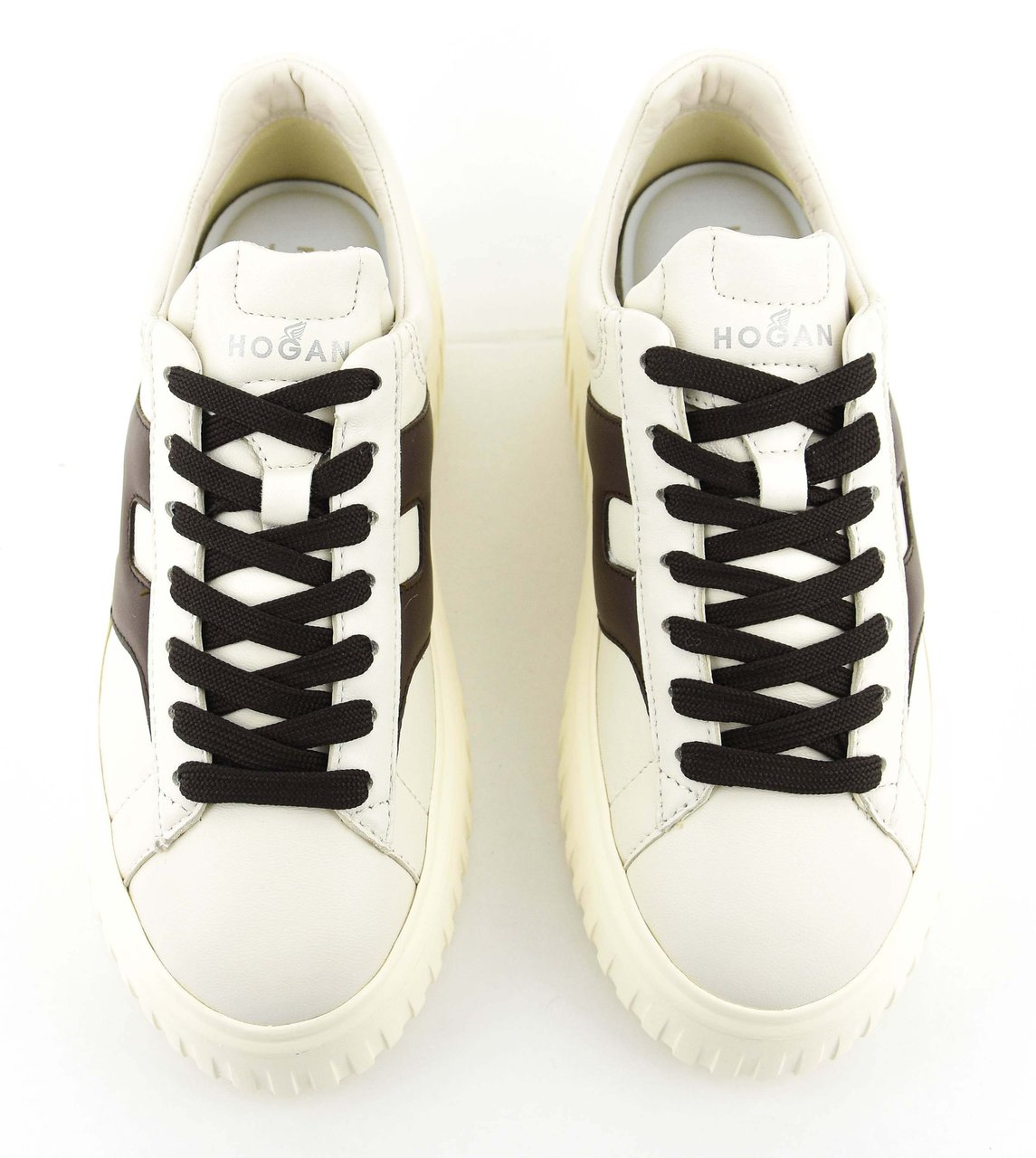 HOGAN H-stripes White Brown Wit