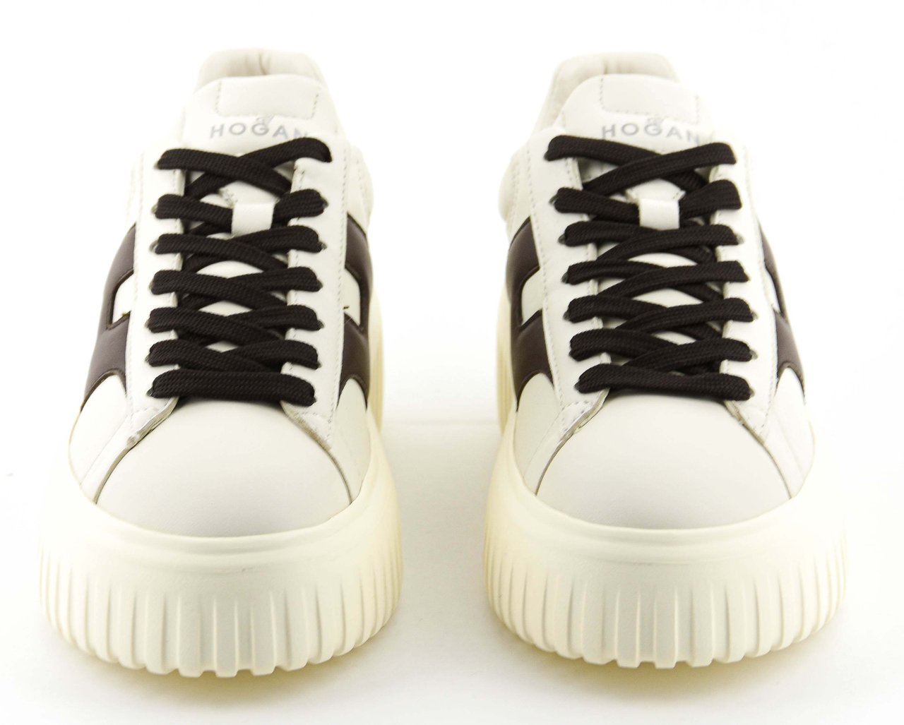 HOGAN H-stripes White Brown Wit