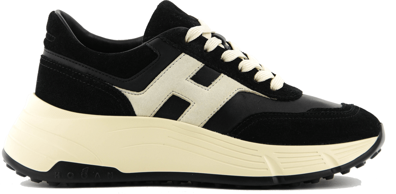 HOGAN H669 Running Sneaker Black Zwart