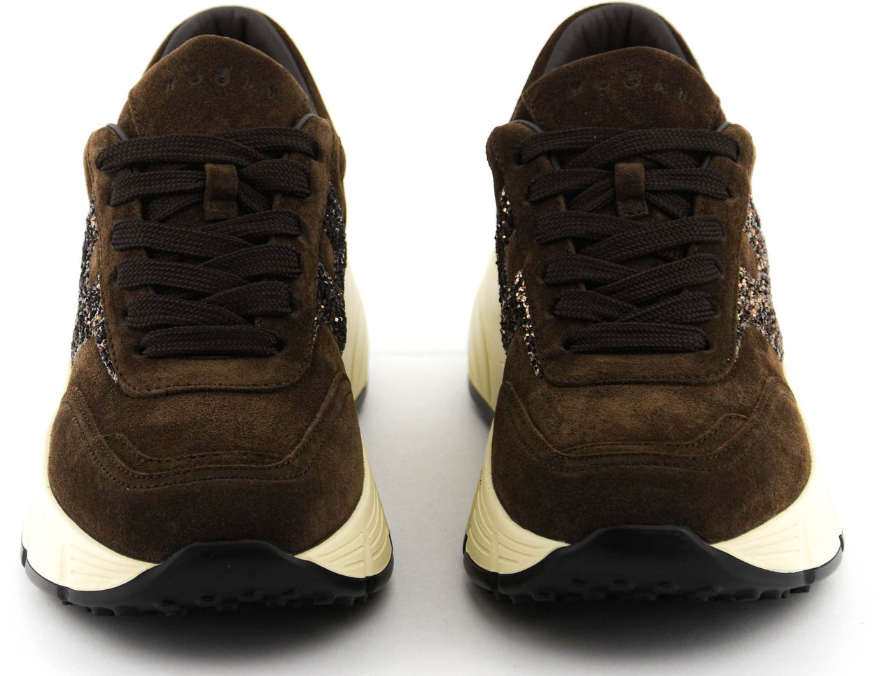 HOGAN H669 Running Brown Suede Bruin