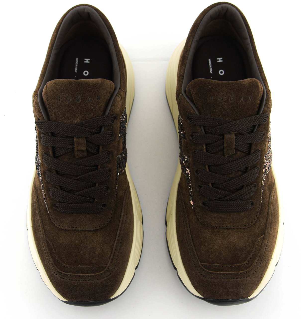 HOGAN H669 Running Brown Suede Bruin