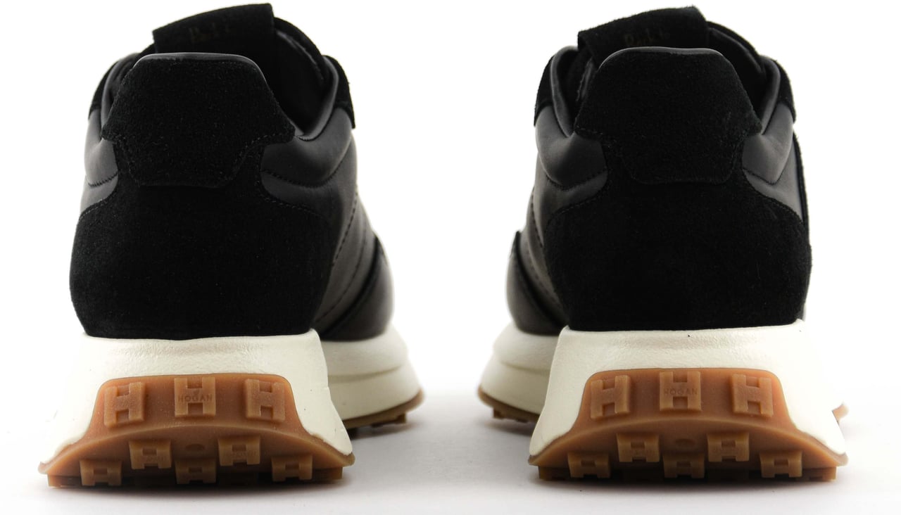 HOGAN H641 Running Black Leather Zwart