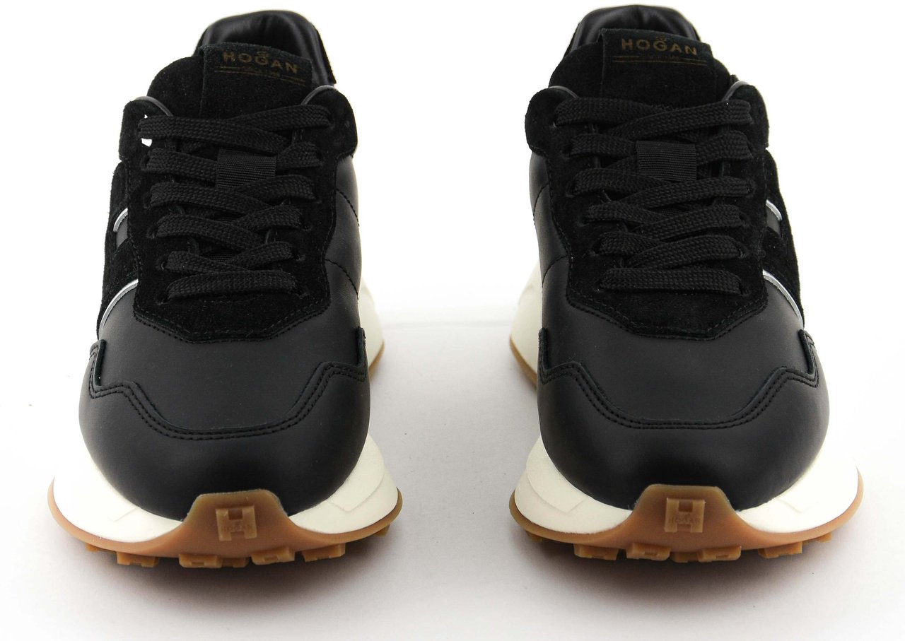 HOGAN H641 Running Black Leather Zwart