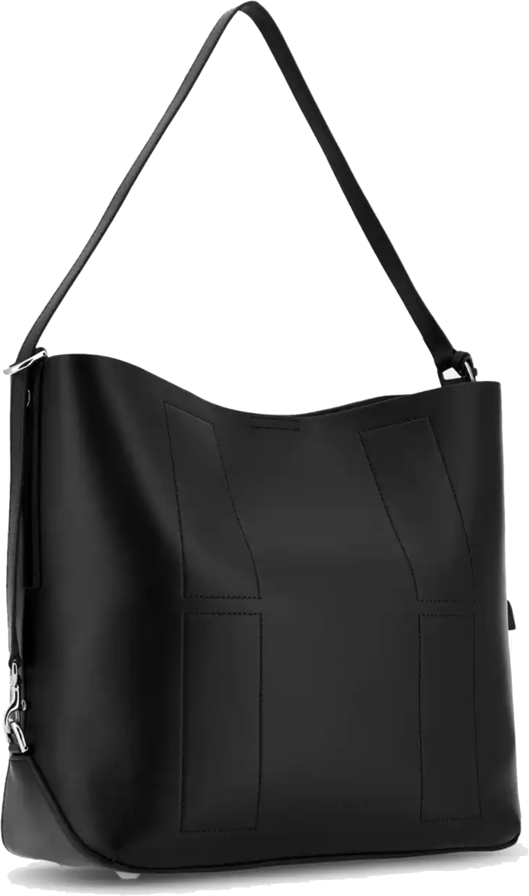 HOGAN Hocket Hobo Bag Medium Black Zwart