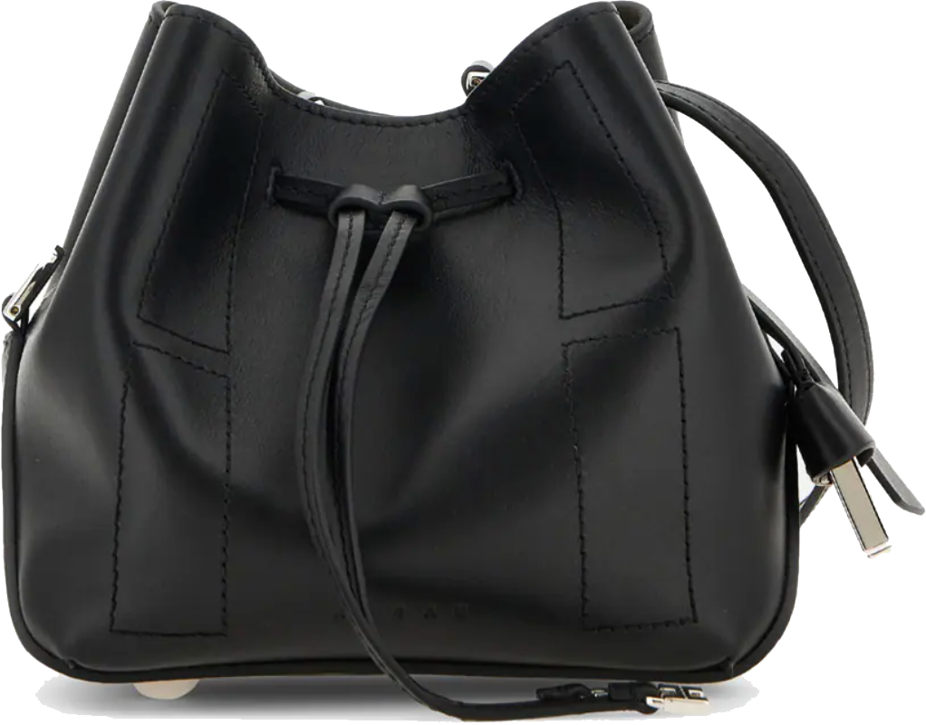 HOGAN Hocket Bucket Bag Mini Black Zwart