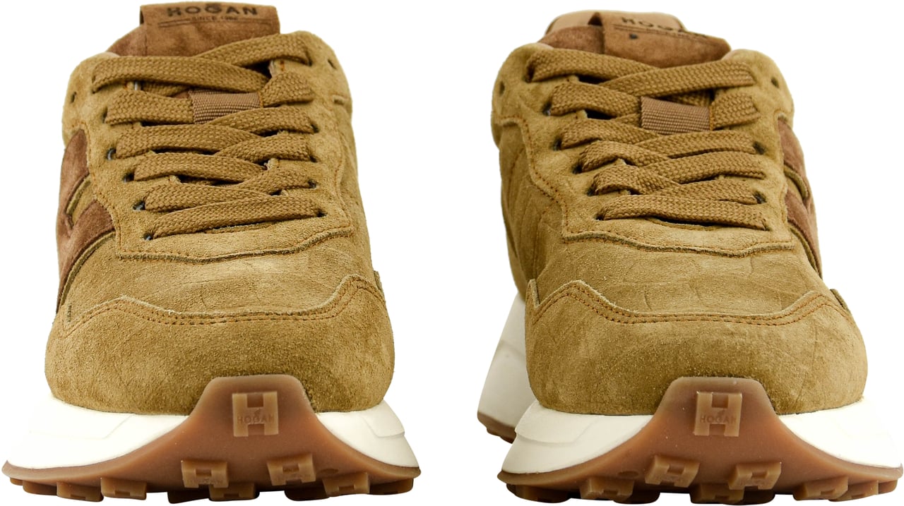 HOGAN H641 Running Croc Tan Bruin