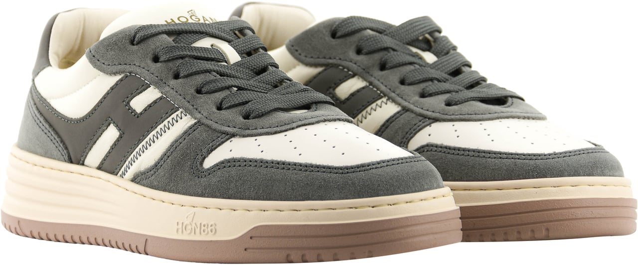 HOGAN H630 Sneaker Grey Offwhite Grijs