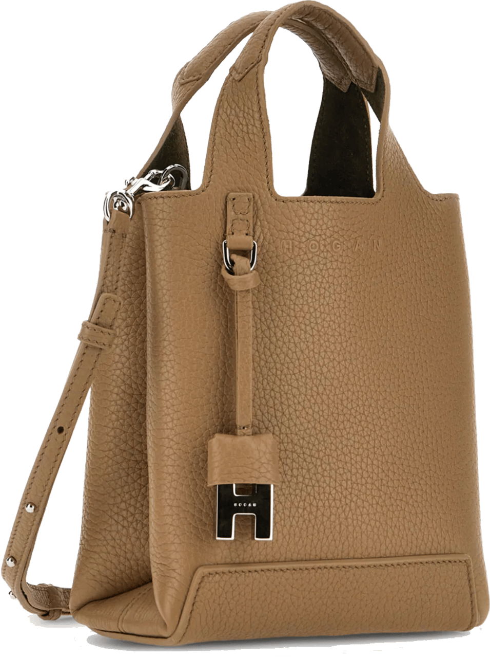 HOGAN Shopping Bag Mini Taupe Beige