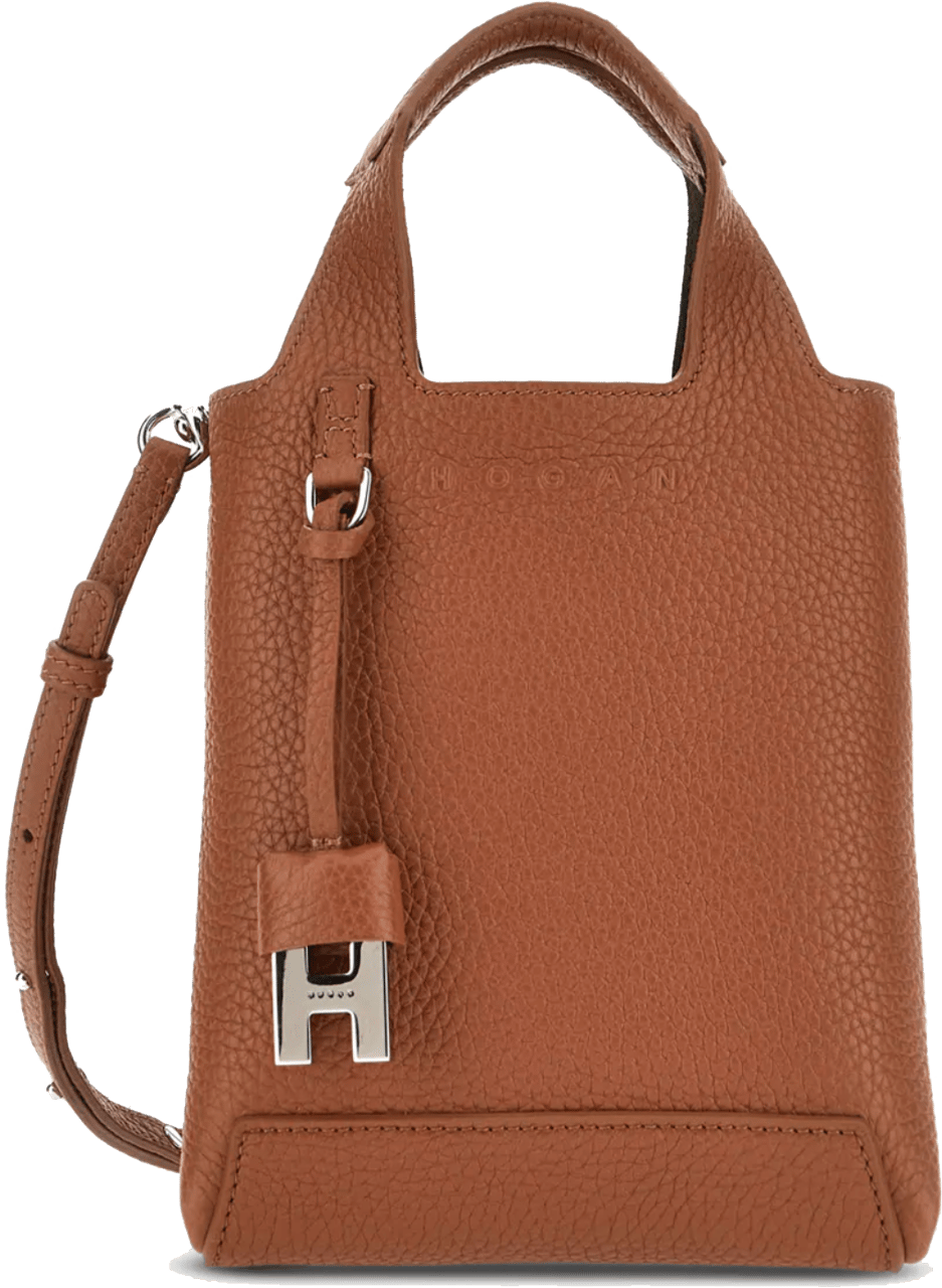 HOGAN Shopping Bag Mini Cognac Divers