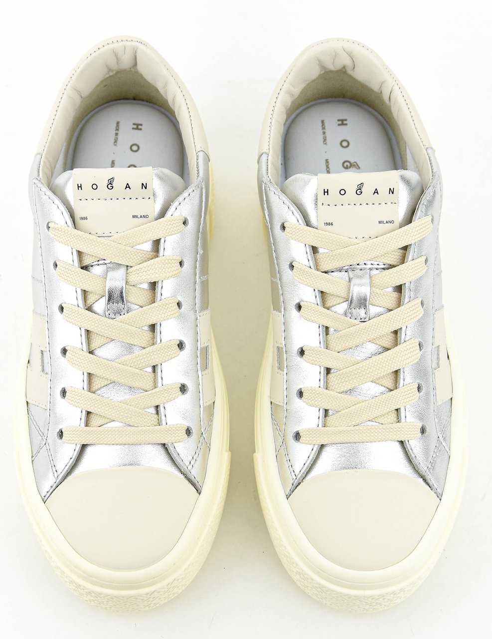 HOGAN Crosswind Cream Silver Zilver