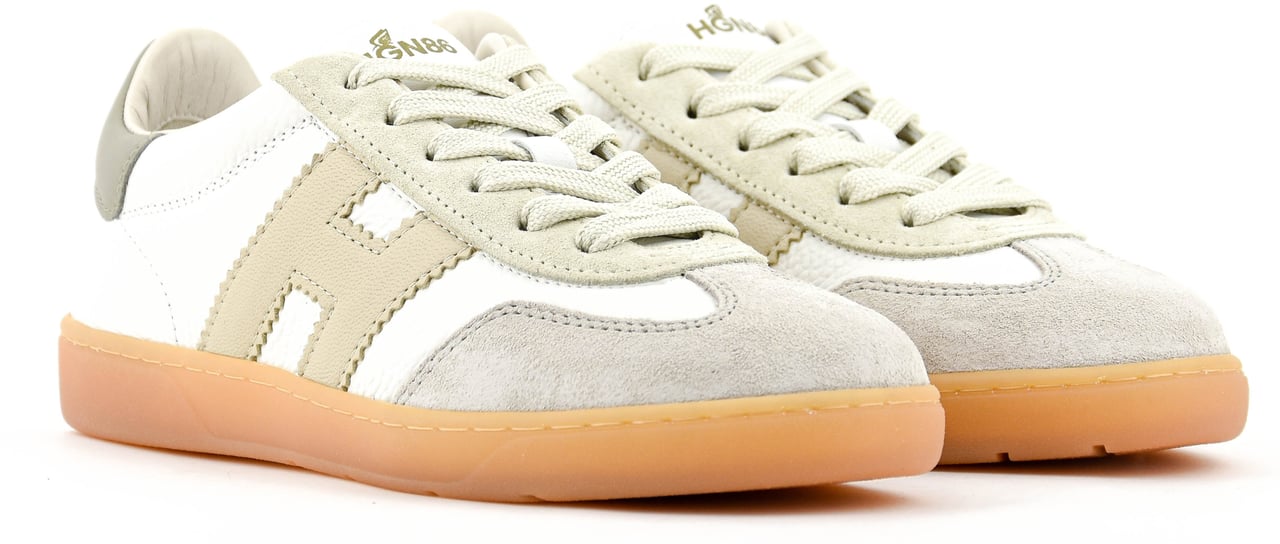 HOGAN Cool Sneaker White Beige Wit