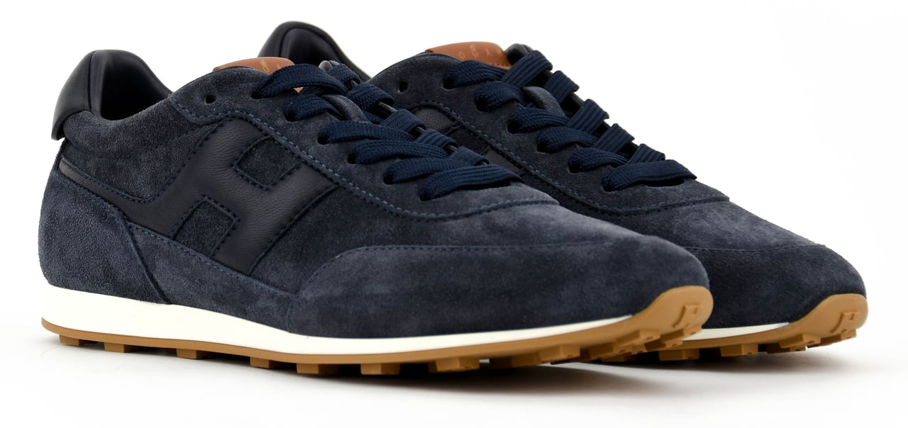 HOGAN Athletic Sneaker Man Blue Blauw