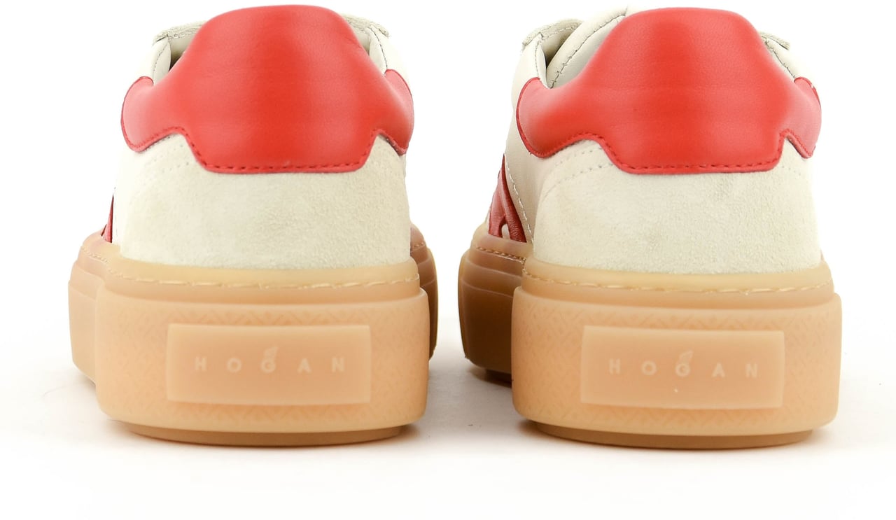 HOGAN Crosswind Sneaker White Red Wit