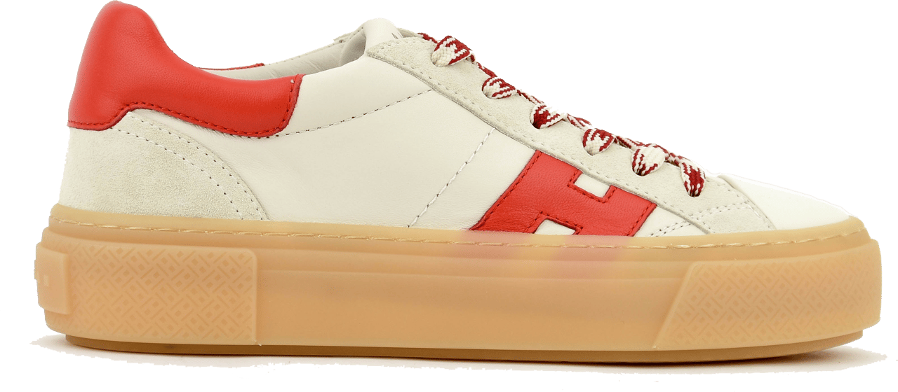 HOGAN Crosswind Sneaker White Red Wit