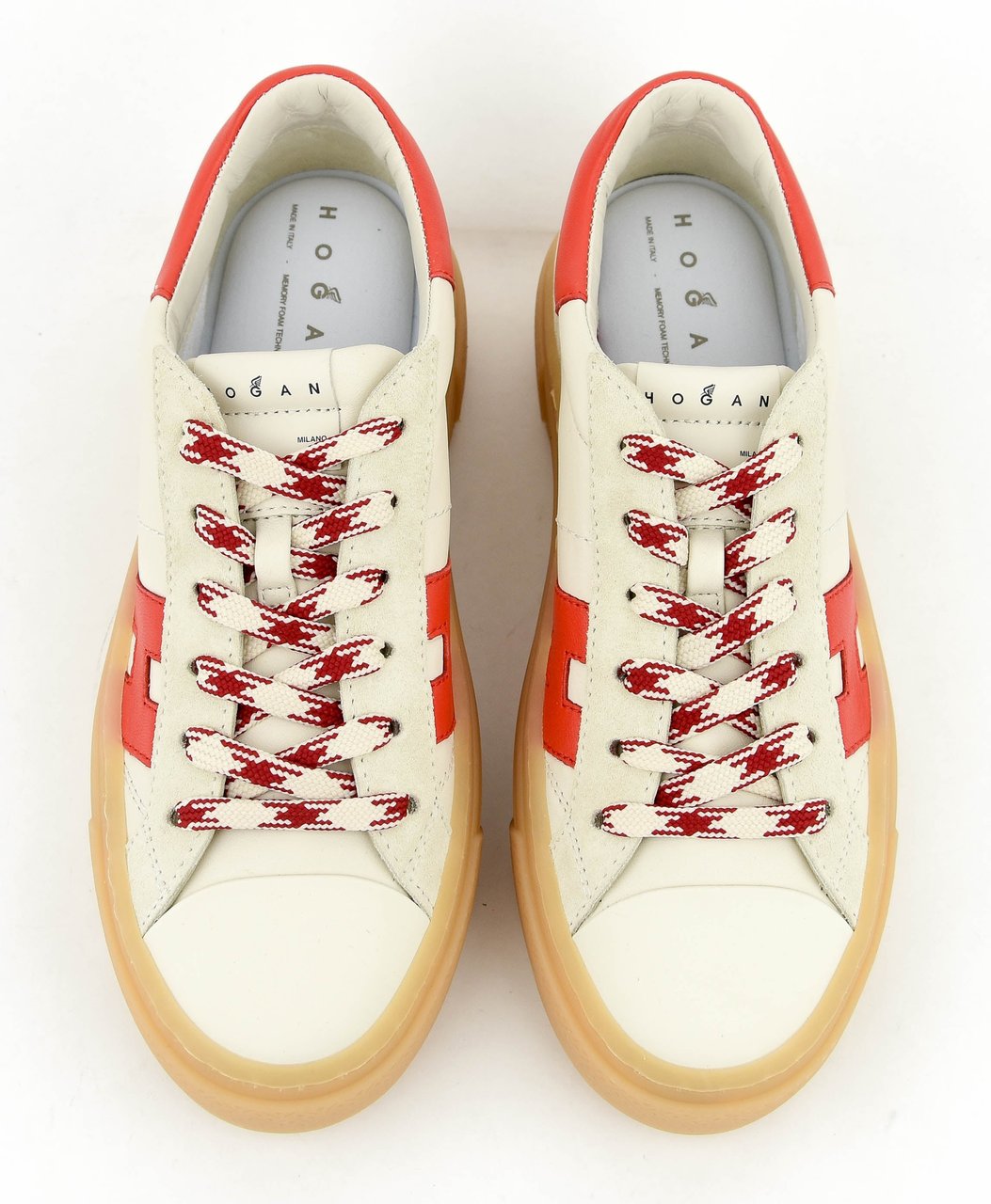 HOGAN Crosswind Sneaker White Red Wit