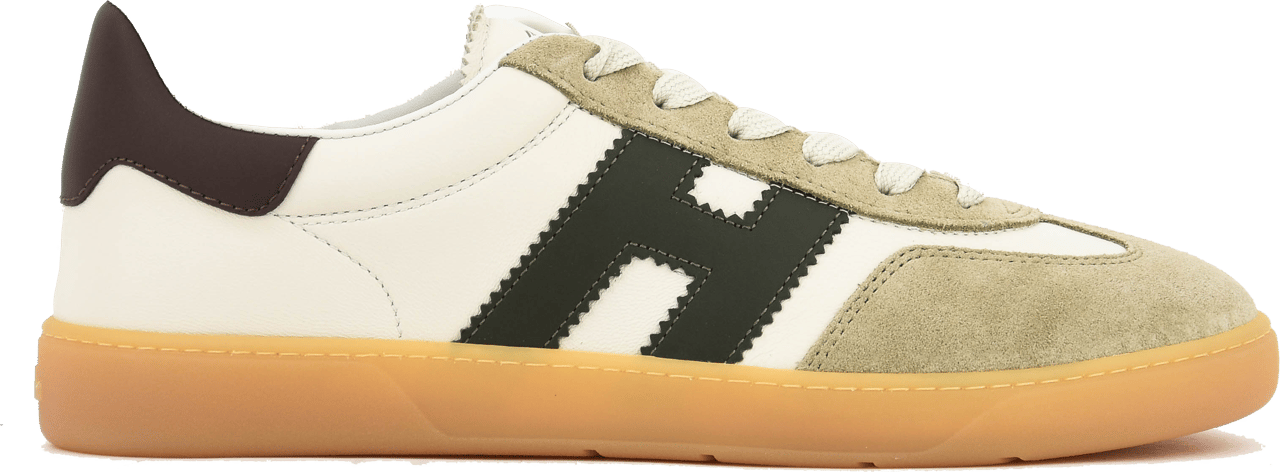 HOGAN Cool Man Sneaker Offwhite Green Wit