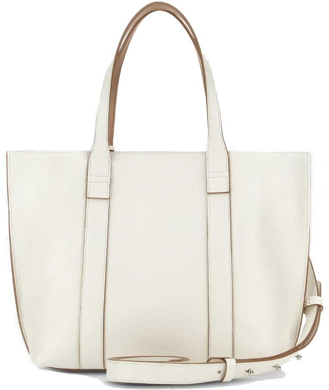 HOGAN Script Shopping Bag Bianco Wit