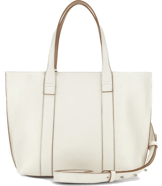 HOGAN Script Shopping Bag Bianco Wit