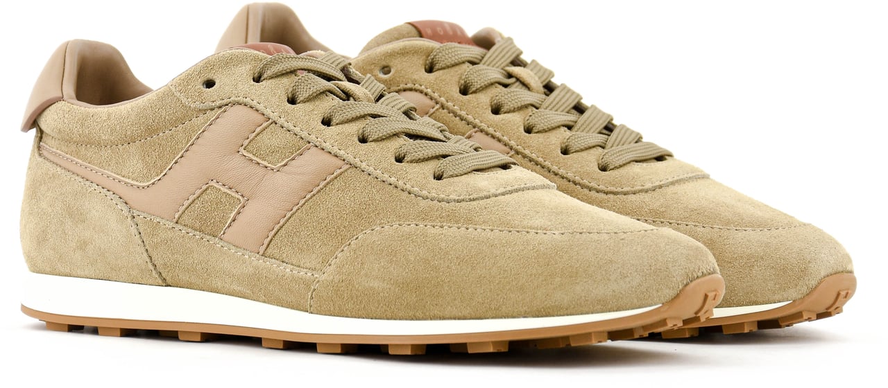 HOGAN Athletic Sneaker Light Brown Bruin