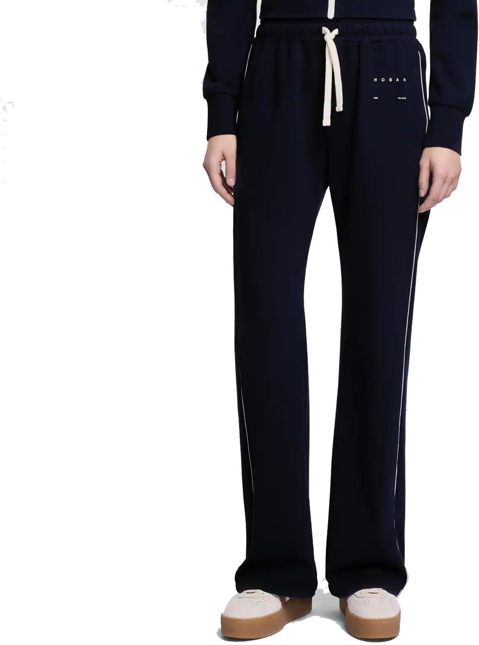 HOGAN Milano Trousers Navy Blauw