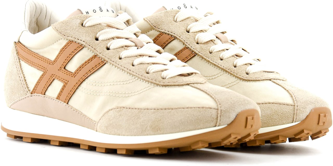 HOGAN Athletic Sneaker Beige Beige
