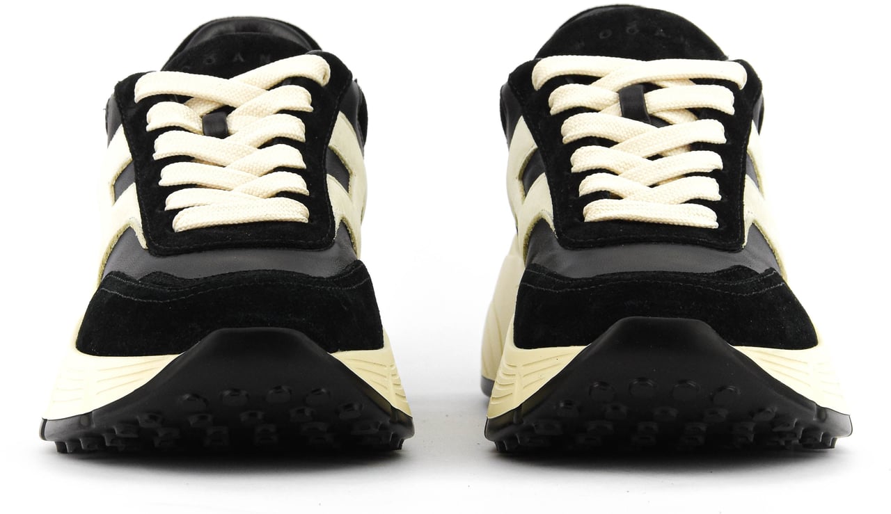 HOGAN Hi-fi Black Suede Zwart
