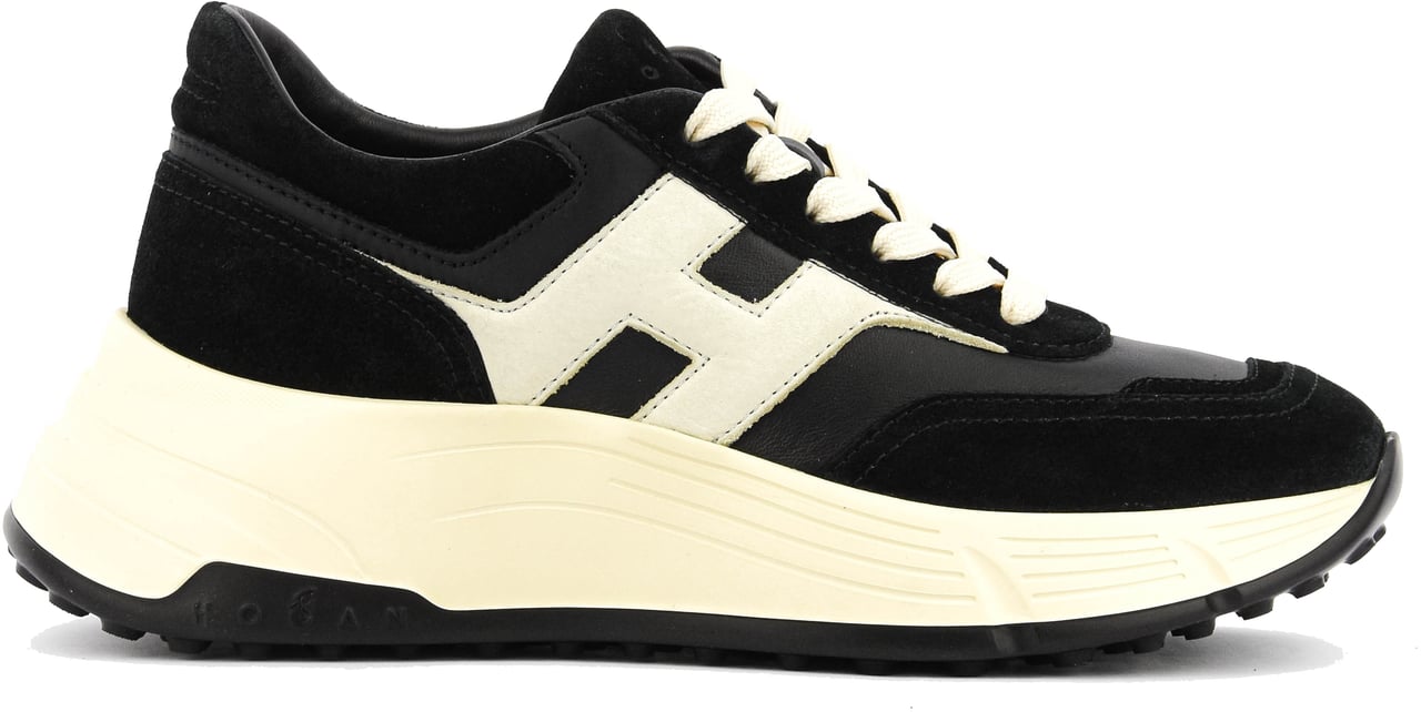 HOGAN Hi-fi Black Suede Zwart