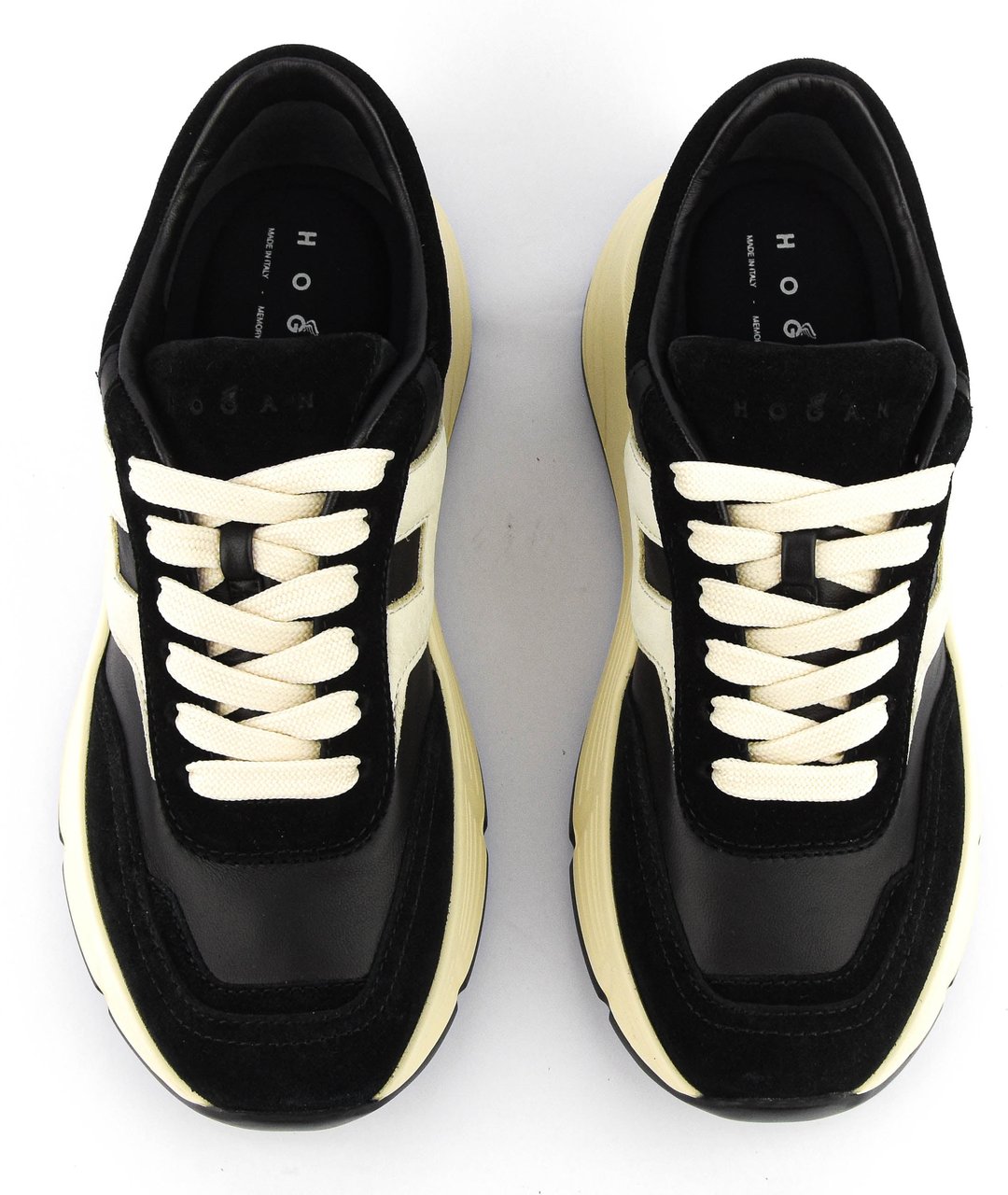 HOGAN Hi-fi Black Suede Zwart