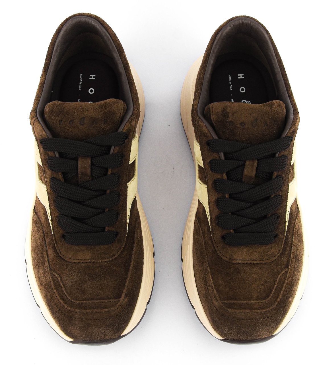 HOGAN Hi-fi Brown Suede Bruin