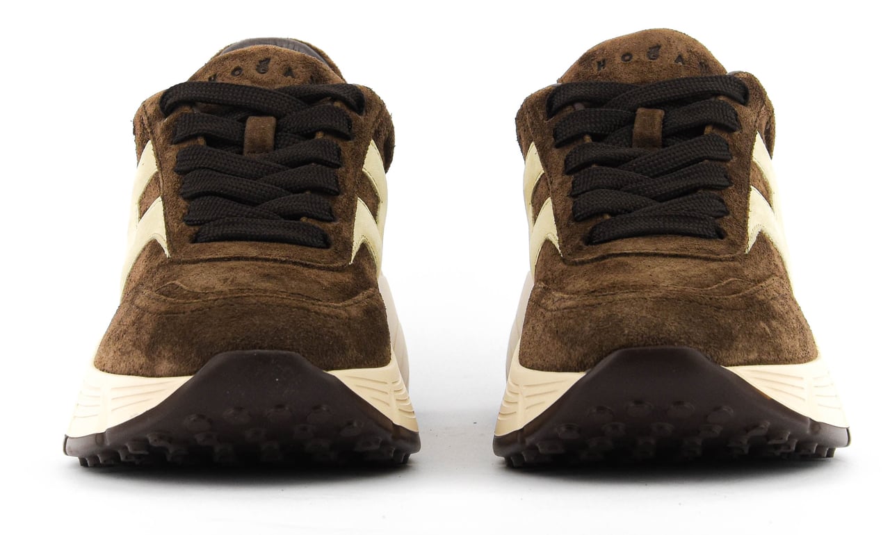 HOGAN Hi-fi Brown Suede Bruin