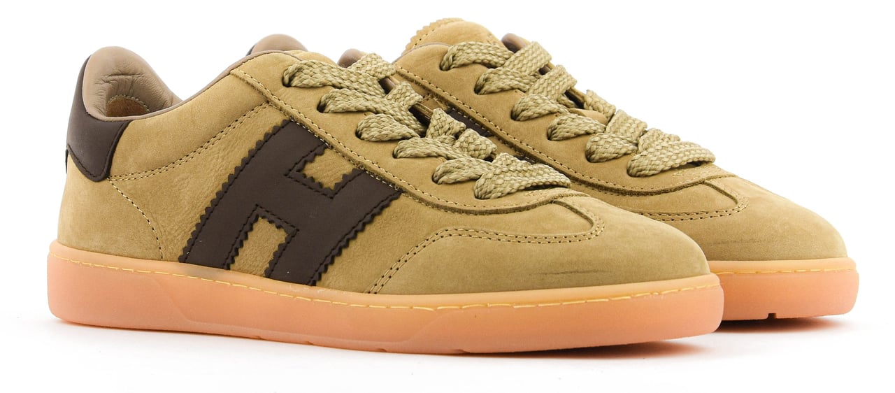 HOGAN Cool Sneaker Camel Suede Beige
