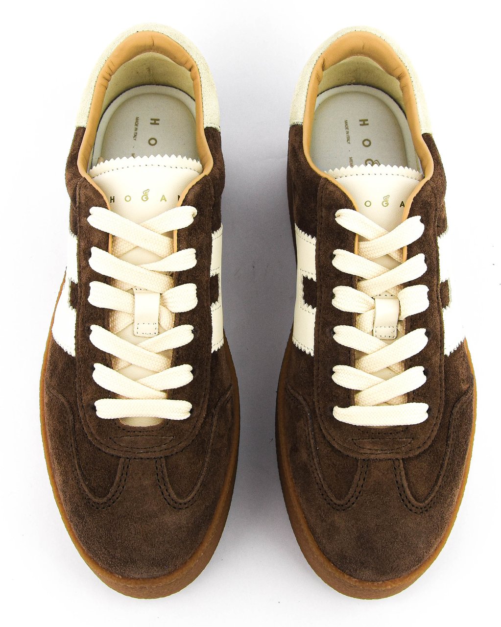 HOGAN Cool Platform Sneaker Brown Suede Bruin