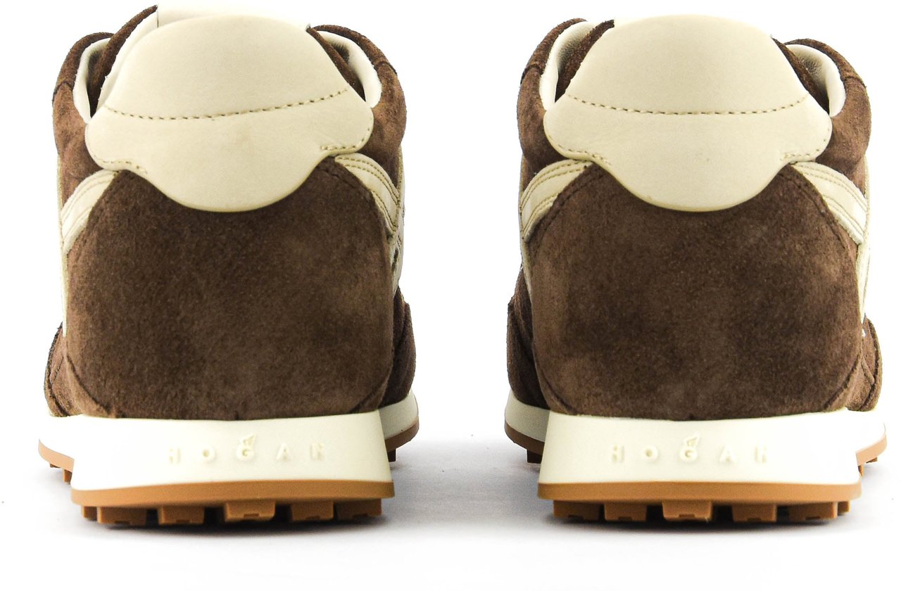 HOGAN Athletic Sneaker Brown Suede Bruin