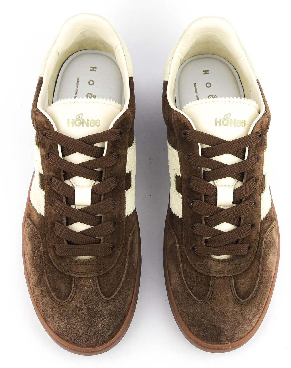 HOGAN Cool Brown Suede Bruin