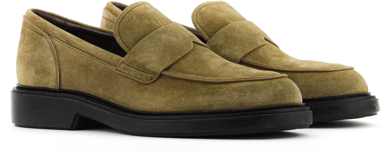 HOGAN H704 Loafer Grey Suede Grijs