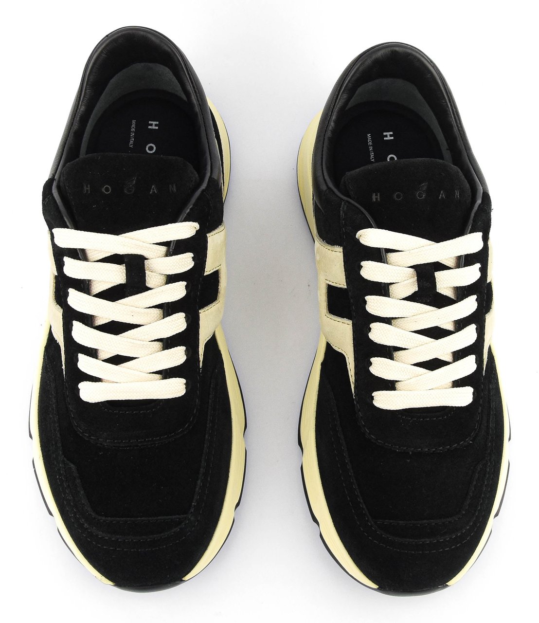 HOGAN Hyperlight Black Suede Zwart