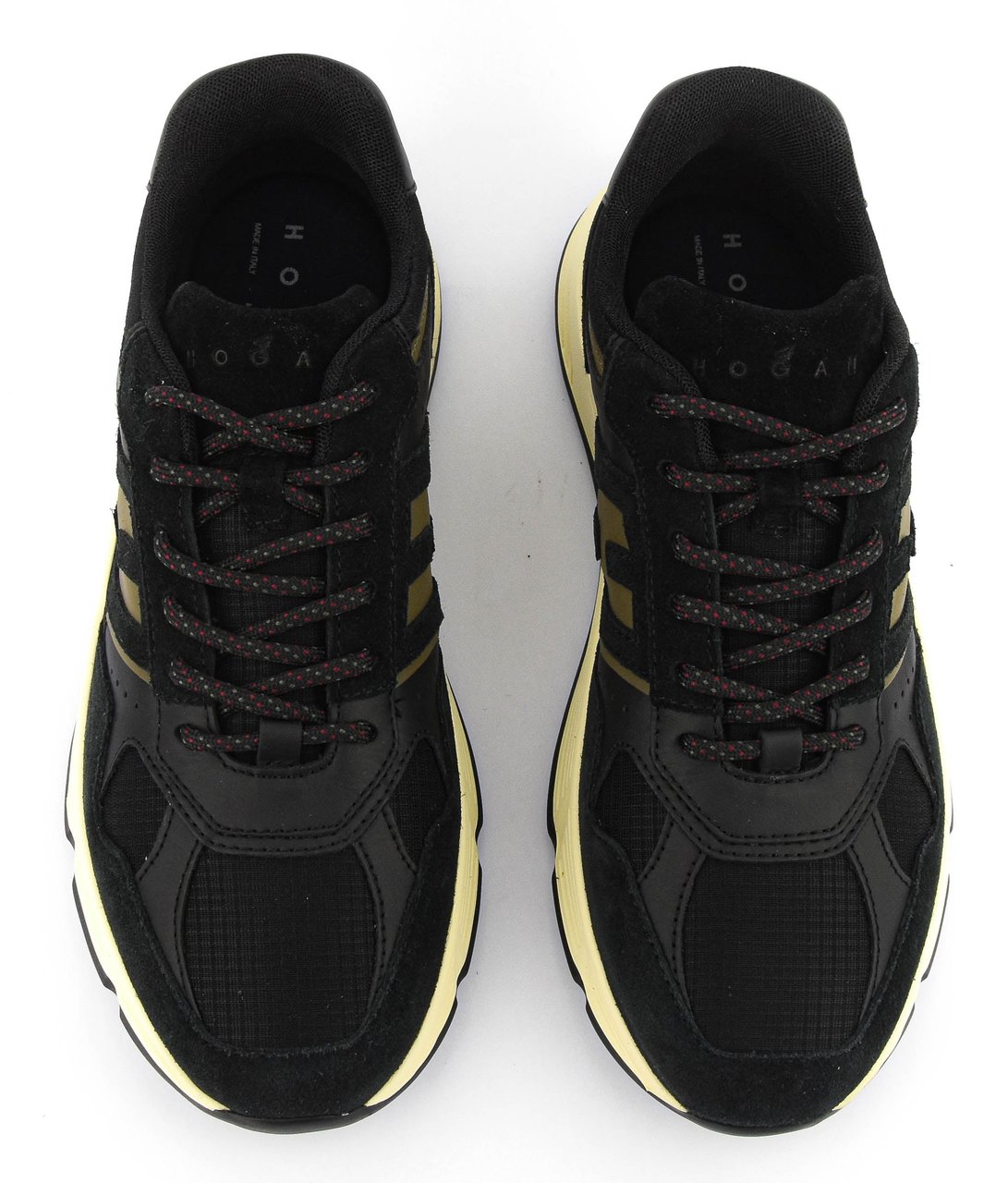 HOGAN Hyperlight Black Suede/leather Zwart