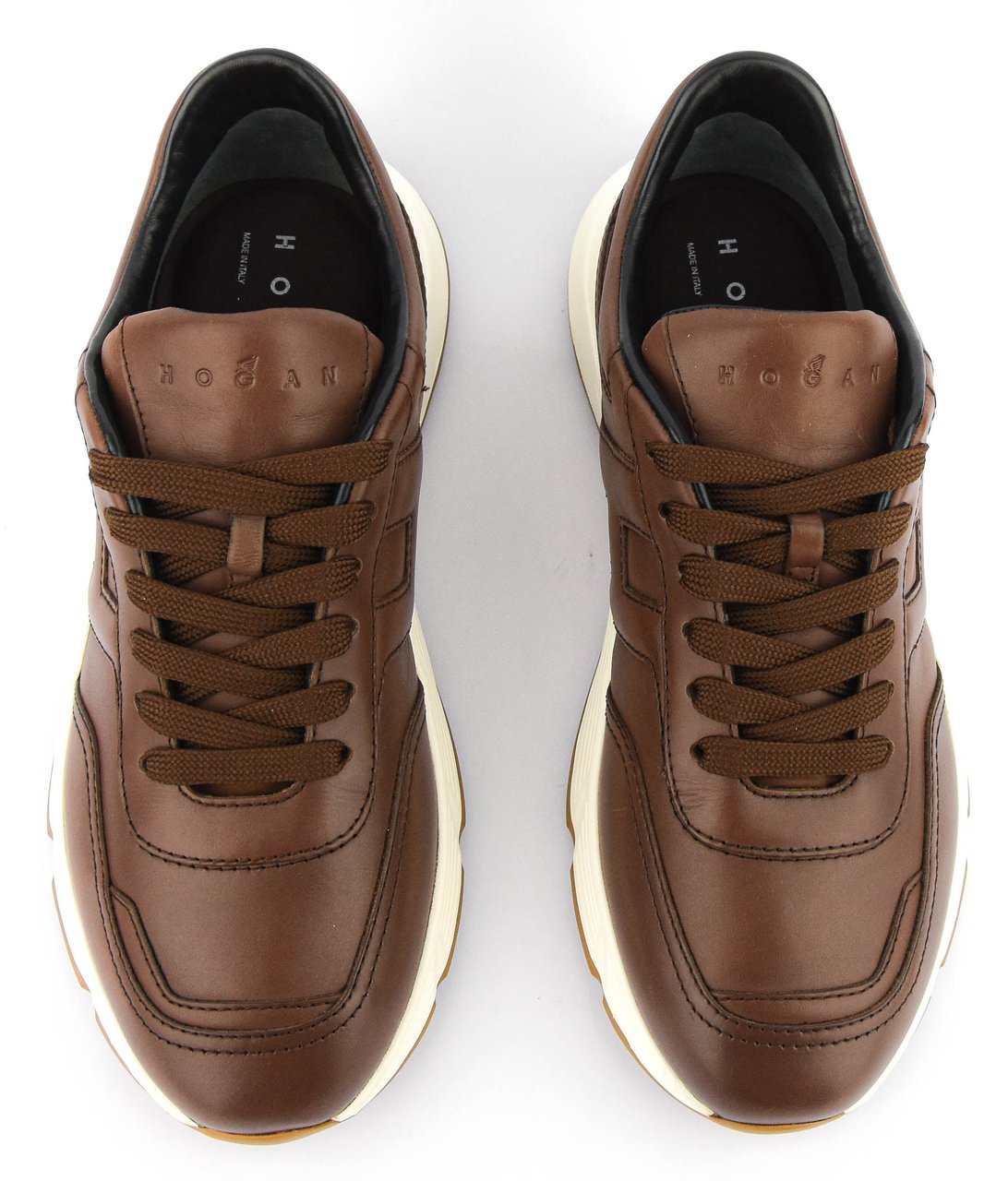 HOGAN Hyperlight Brown Leather Bruin