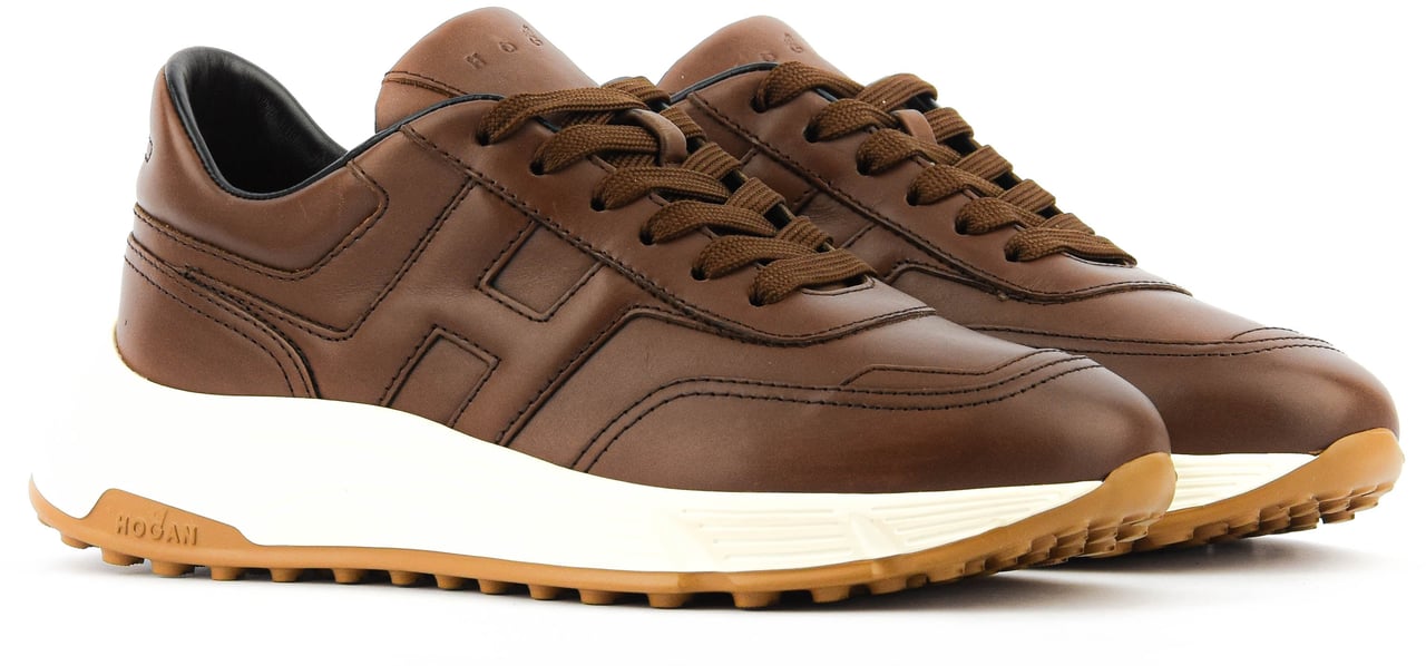 HOGAN Hyperlight Brown Leather Bruin