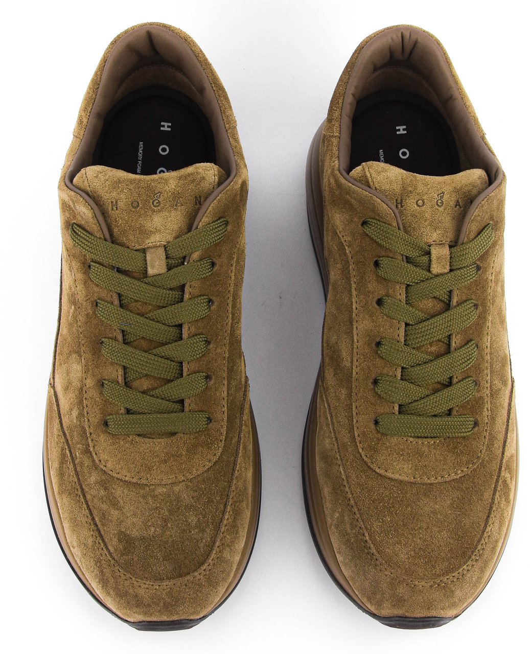 HOGAN Hi-light Brown Suede Bruin