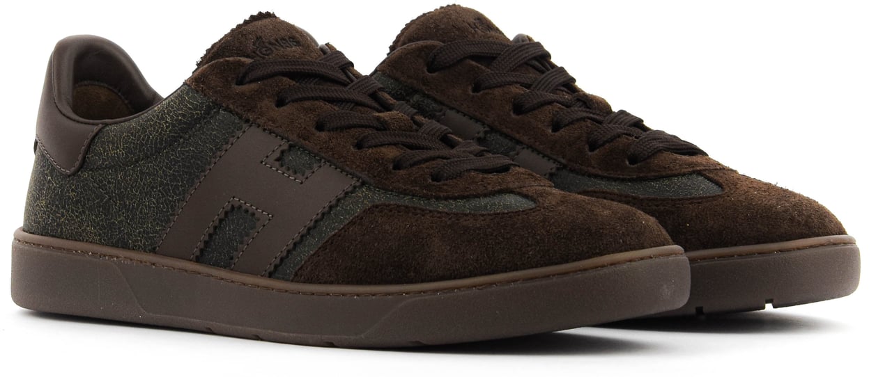 HOGAN Cool Brown Suede/leather Bruin