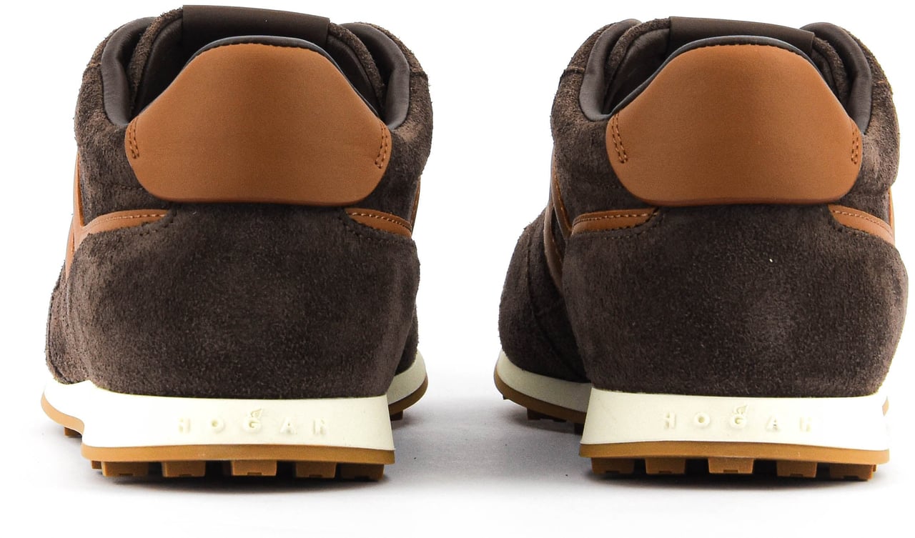 HOGAN Athletic Sneaker Brown Suede Bruin